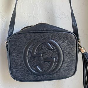 Gucci Soho used crossbody bag black